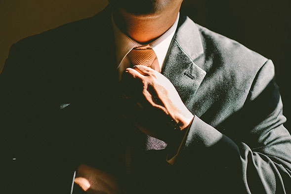 image of man in suit